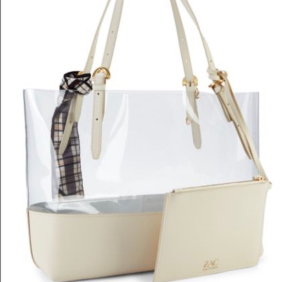 Zac Posen Handbags - ZAC Zac Posen Open-Top Leather & PVC Tote
